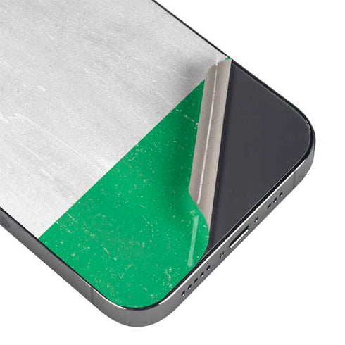 Nigeria Flag Distressed iPhone 14 Pro Skin